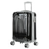 外交官（Diplomat）镜面扩充层箱子登机箱行李箱男女旅行箱万向轮拉杆箱密码箱TC-6012 20英寸 黑色 商品缩略图0
