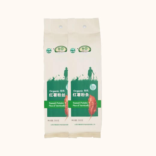有机红薯粉、粉丝、粉皮组合装 260g*2/袋（中国有机认证） 商品图2
