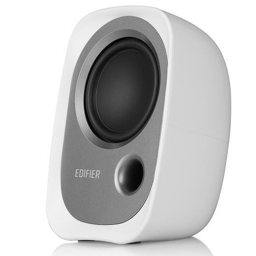 漫步者（EDIFIER）R12U 外观时尚、音质纯正的入门级微型2.0桌面音响 笔记本音箱 电脑音箱 白色 商品图2