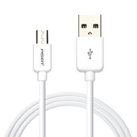 品胜（PISEN）安卓数据线 1.5米 Micro USB手机充电线 适用于华为/小米/vivo/魅族/三星等 白色