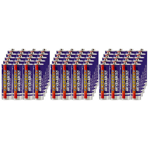双鹿5号碳性电池  适用于儿童玩具/遥控器/挂钟/鼠标键盘等 AA/R6 60粒装 商品图1