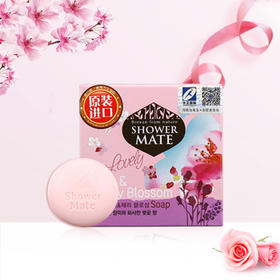 爱敬KCS玫瑰樱花皂 香水洁面沐浴皂100g 韩国进口(洗脸皂香氛皂香薰皂 香皂液 温和清洁 肌肤花香持久 男女)