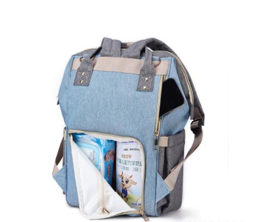 【母婴用品】*大容量母婴包升级撞色防水双肩背包多功能外出妈咪包 商品图4