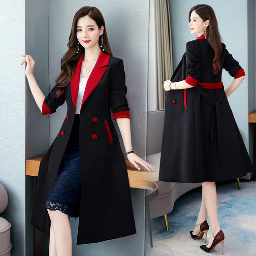 WZNH-WNJL99079秋季新款纯色修身chic外套 商品图2