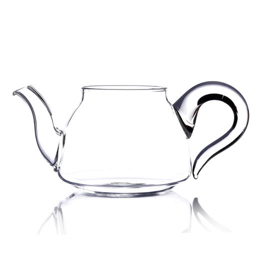 金镶玉 玻璃茶壶  泡茶壶花茶壶凉水壶耐热防爆过滤内胆带盖 雨润壶600ml 商品图4
