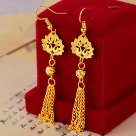 BZSP-EH102新款流苏越南沙金长款耳坠