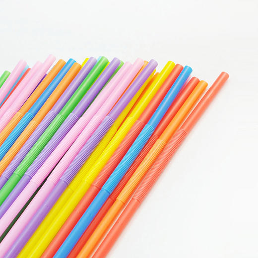 宜洁 吸管一次性卫生艺术吸管250只量贩装JD-7075 商品图0