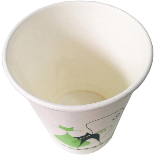 洁成 一次性杯子加厚纸杯250ml 时尚猫咪图案60只装 商品图1