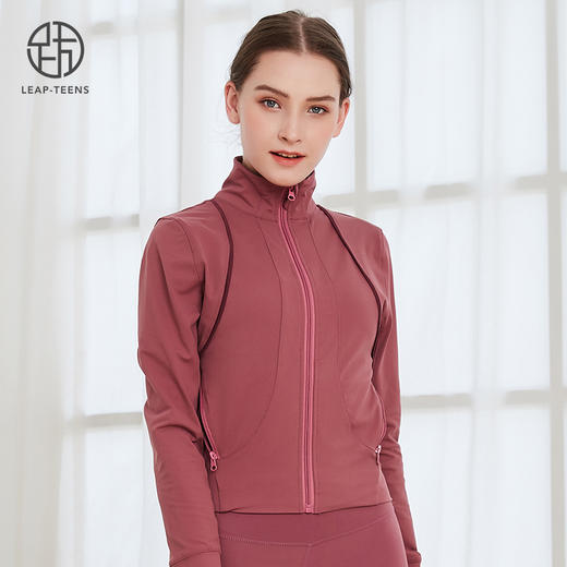 【100元任选2件】跃牌瑜伽外套51845（浙江仓）（活动产品，收货7天内支持调换 商品图2