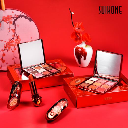 【口红】。苏卡娜SUIKONE彩妆组合礼盒装 ins超火中国风古风故宫口红套装 商品图0