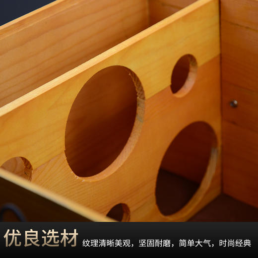 红酒礼盒 木皮结合红酒盒子 高档礼盒 商品图12