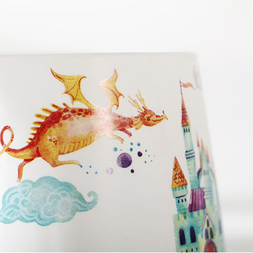 佳佰 陶瓷水杯马克杯咖啡杯茶杯早餐麦片杯牛奶杯 城堡太阳【一千个以上接受定制】 商品图2