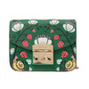 【香港直邮】Furla 芙拉 女士绿色牛皮斜挎包  商品缩略图0