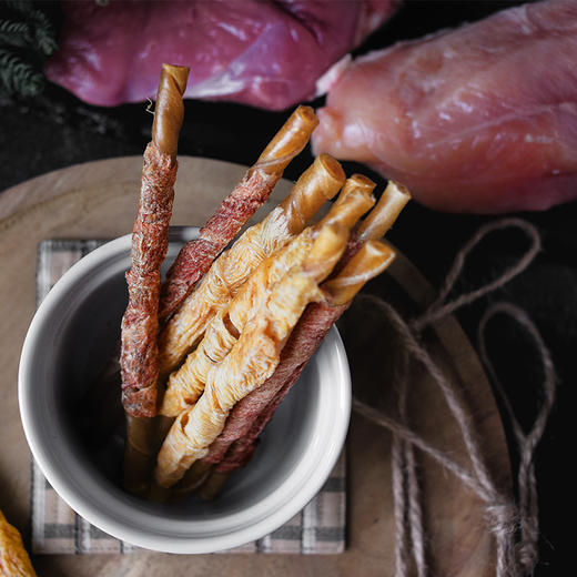 尾巴先生手工小型犬泰迪博美除口臭洁齿狗宠物零食幼犬狗狗磨牙棒 商品图1