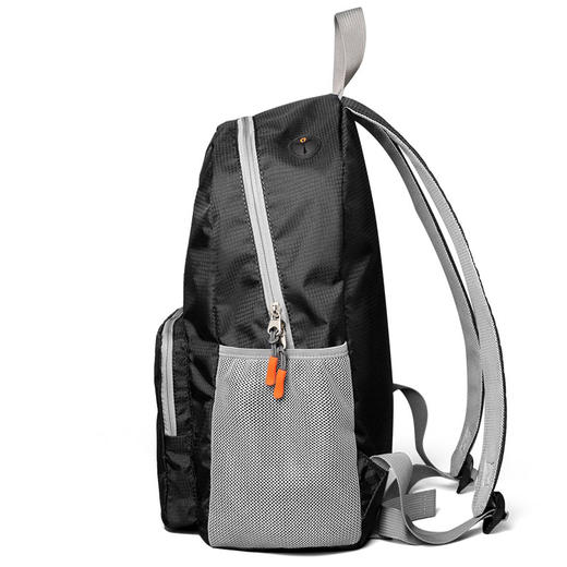 高尔夫GOLF双肩包可折叠电脑背包书包14英寸大容量防水轻便收纳携带户外旅行包D5BV82732S黑色 商品图1