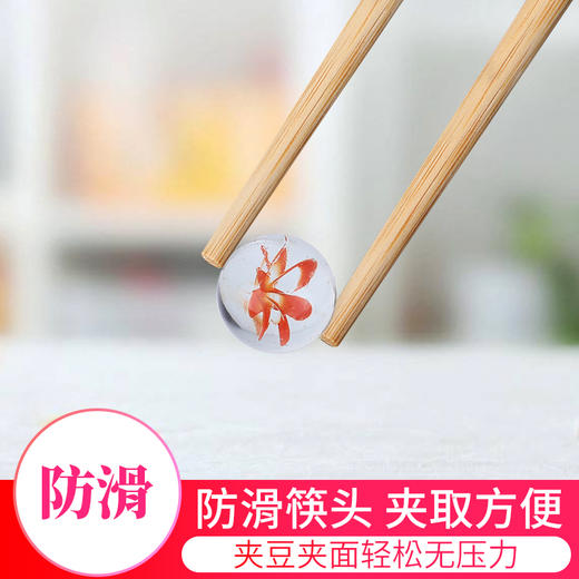 唐宗筷 竹筷子 日式筷 家用酒店用 雕刻筷套装12双装 A156 商品图3