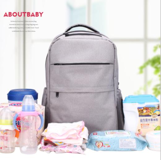 【母婴用品】*时尚欧美风妈咪包 多功能大容量双肩妈妈包休闲母婴妈咪背包 商品图4