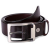 牛当家真皮针扣腰带男皮带男牛皮休闲头层牛皮裤带男牛皮短款1101 深咖色 105-110 商品缩略图2
