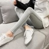 【服饰鞋包】秋冬纯棉打底裤 外穿薄款小脚裤 弹力裤子女侧边金条 商品缩略图0