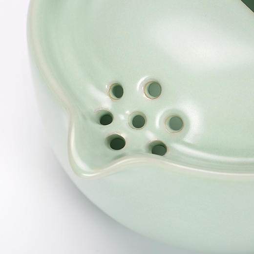 金镶玉 茶具茶壶茶杯 功夫旅行茶具套装泡茶壶 快客杯飘逸杯盖碗汝窑 祥龙快客杯 商品图6