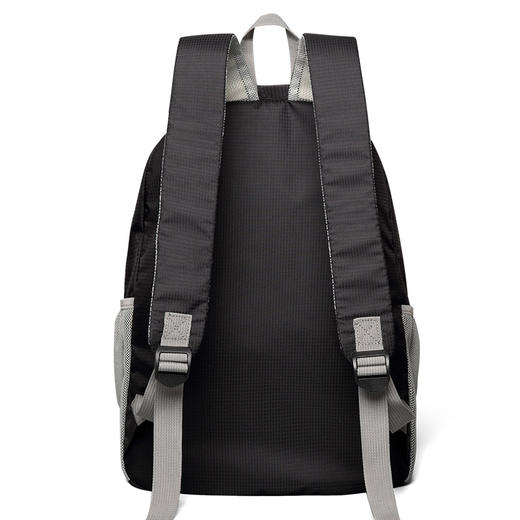 高尔夫GOLF双肩包可折叠电脑背包书包14英寸大容量防水轻便收纳携带户外旅行包D5BV82732S黑色 商品图4