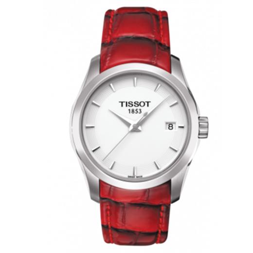 天梭 TISSOT 库图系列皮带女士石英腕表 手表 T035.210.16.011.01 商品图0