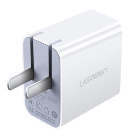 绿联 3.1A多口充电器 通用华为苹果iphoneXs Max安卓荣耀小米三星手机ipad平板 5V2a双USB两口快充插头 30636