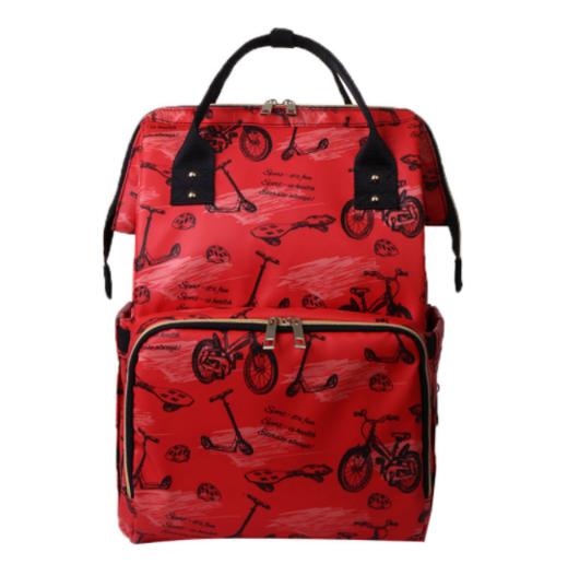 【母婴用品】*韩版印花妈咪包多功能大容量双肩包母婴包待产防水包 商品图4