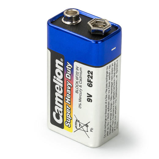 飞狮（Camelion）碳性电池 干电池 6F22/9V/9伏 电池 1节 遥控玩具/烟雾报警器/无线麦克风 商品图0