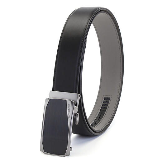 Samsonite/新秀丽男士皮带自动扣进口牛皮腰带商务休闲裤腰带TK2 黑色 120CM 商品图1