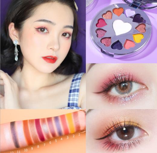 【彩妆套装】*彩妆XIXI普罗旺斯浪漫邀约美妆套盒 眼影睫毛膏口红4件套礼盒装 商品图2