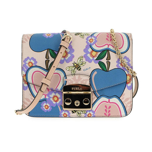 【香港直邮】Furla 芙拉 女士多彩皮单肩包斜挎包 941934 商品图0