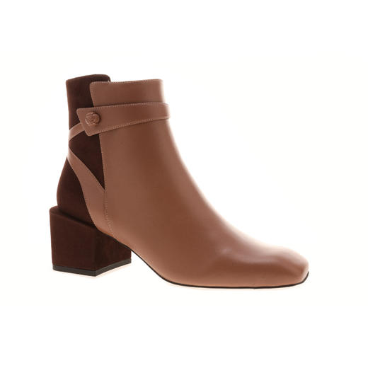 sheme【宁静同款】简约几何轮廓时髦短靴 商品图1