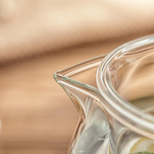 物生物（RELEA）小花壶 500ML男女士茶水分离杯子双层办公泡茶玻璃杯非保温杯高硼硅材质耐高温可加热水杯 商品图2