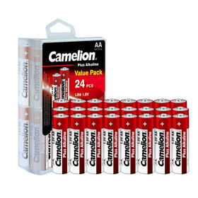 飞狮（Camelion）碱性电池 干电池 LR6/AA/5号 电池 24节 鼠标/血压计/血糖仪/玩具/相机/指纹锁/话筒