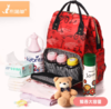【母婴用品】*韩版印花妈咪包多功能大容量双肩包母婴包待产防水包 商品缩略图2