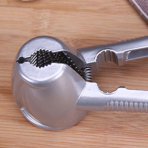 拜杰（Baijie）漏斗型核桃夹 坚果钳子山核桃夹 剥壳器工具 银色 商品图2