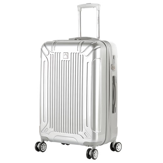 外交官（Diplomat）镜面扩充层箱子登机箱行李箱男女旅行箱万向轮拉杆箱密码箱TC-6012 20英寸 银色 商品图0