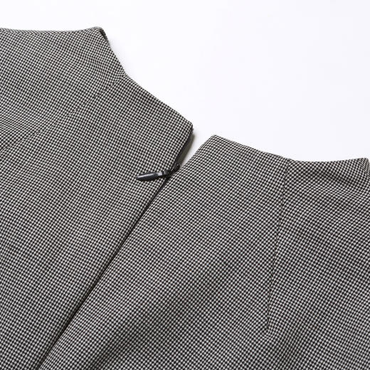 J8382757A颈袖添香季新款女装修身包臀羊毛裙职场连衣裙女中长款J8382757A 商品图3