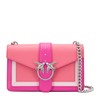 【香港直邮】QHSS19 Pinko 品高 女士牛皮珊瑚色拼桃红色拼红色挎包 1P21BZ-Y5FFRYB 商品缩略图0