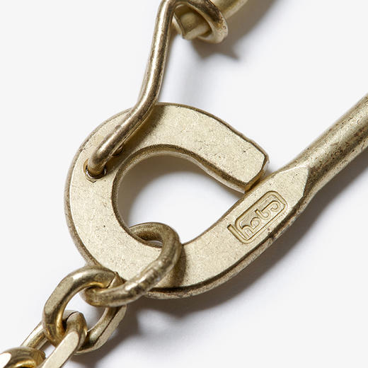 hobo Brass Carabiner Key Ring with Chain 黄铜钥匙扣钱包链 商品图4