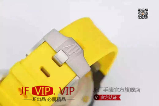 JF爱彼15706，碳纤维+钛合金！实测高强度防水200米！进口9015改正品3120机！原装潜水硅胶表带！足够乱真男士手表 商品图8