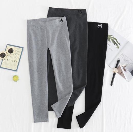 【服饰鞋包】大码女装韩版卡通印花拉绒弹力打底裤秋冬款修身显瘦 商品图0