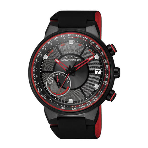 西铁城官方红魔光动能卫星对时男表CC3079-11E 商品图1