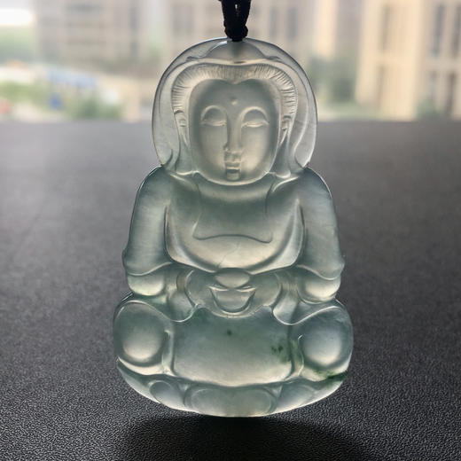高冰种飘花翡翠大观音 商品图9