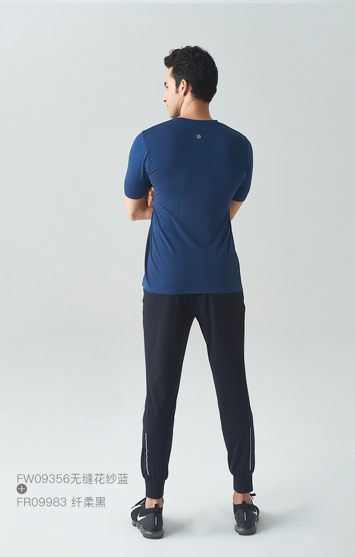 凡圣瑜伽春夏款弹力束脚男士休闲裤健身瑜伽长裤fr09983