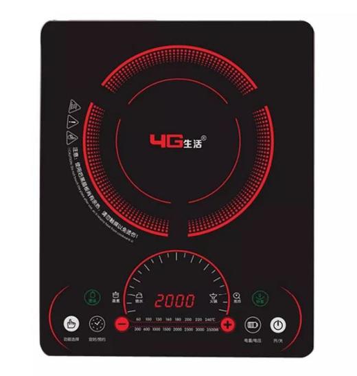 【家用电器】4G生活3500W家用大功率 电磁炉商用触摸电池炉灶大火力爆炒菜 商品图0