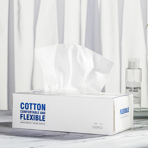 BLD贝览得一次性洗脸巾洁面巾化妆棉棉质柔巾 100片装 商品图1
