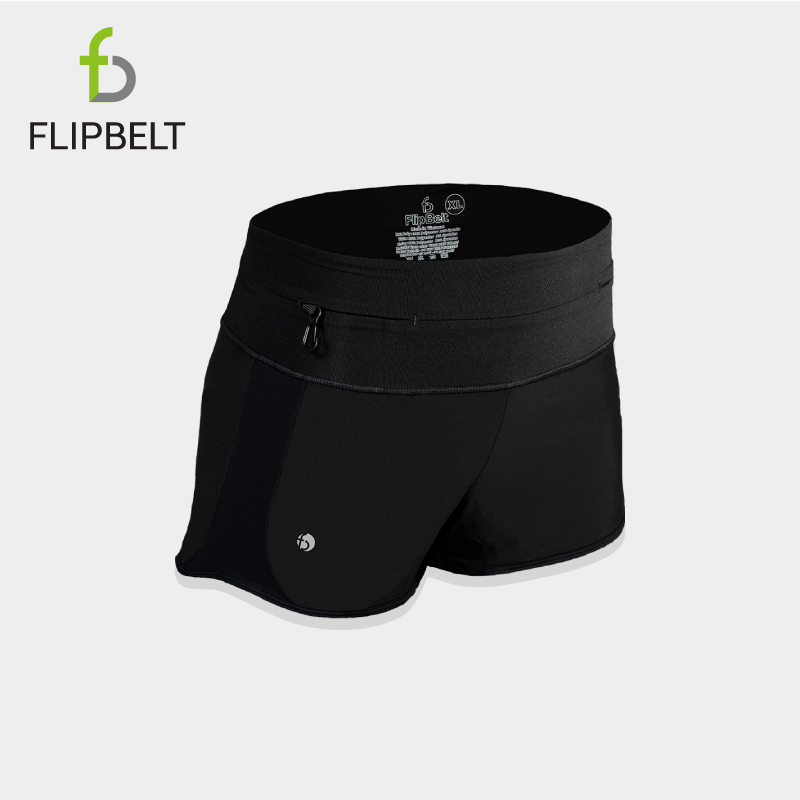 Flipbelt 运动短裤男女夏季速干透气舒适跑步裤多功能隐形腰包健身裤