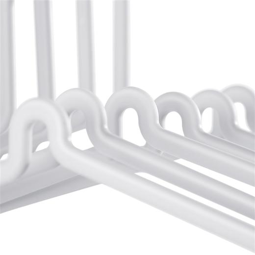 京造 护领衣架 10个装 高级灰 商品图1